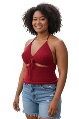 Ali Knit Crochet Top
Handmade 100% cotton, 40 + hours of artisan craftsmanship made in New York