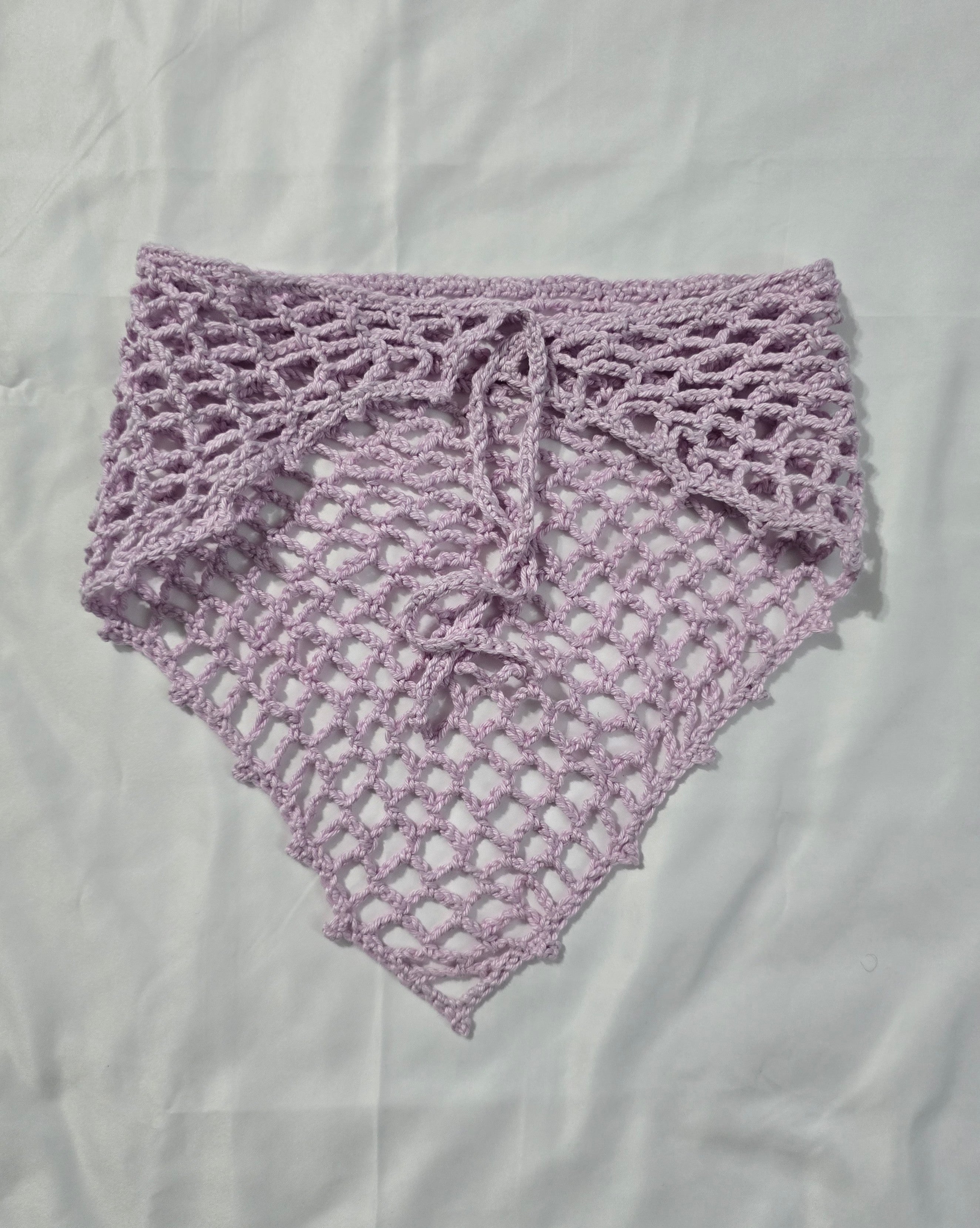 Bandana en maille au crochet
