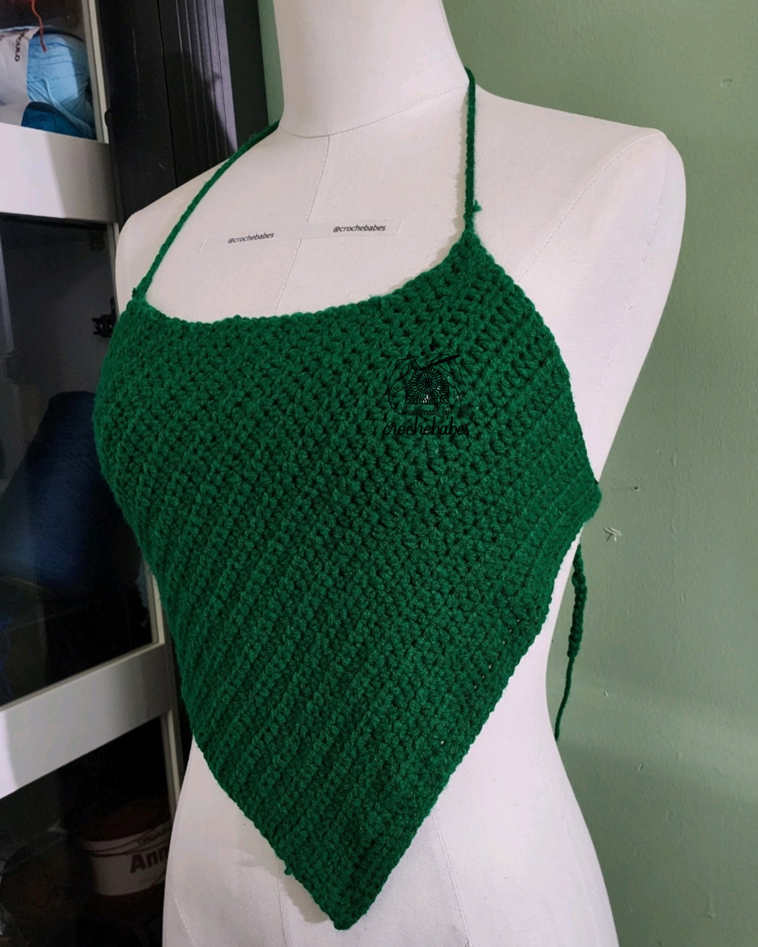Diamond crochet top
