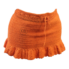 Mini jupe au crochet (sur mesure sera réalisée en 1 à 6 semaines)