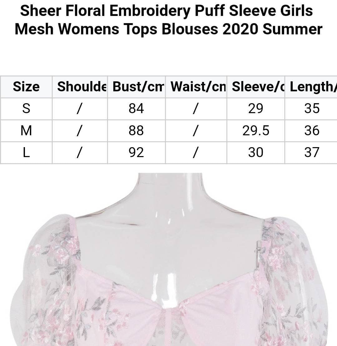 Haut corset à broderie florale
