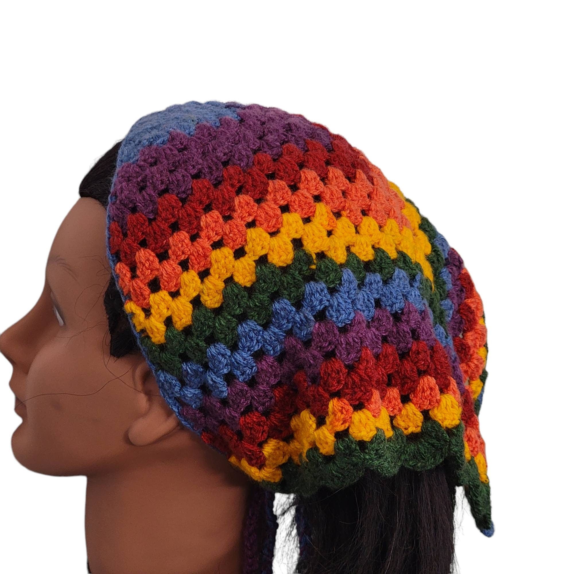 Knitted Head Scarf 