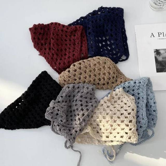 Knitted Head Scarf 